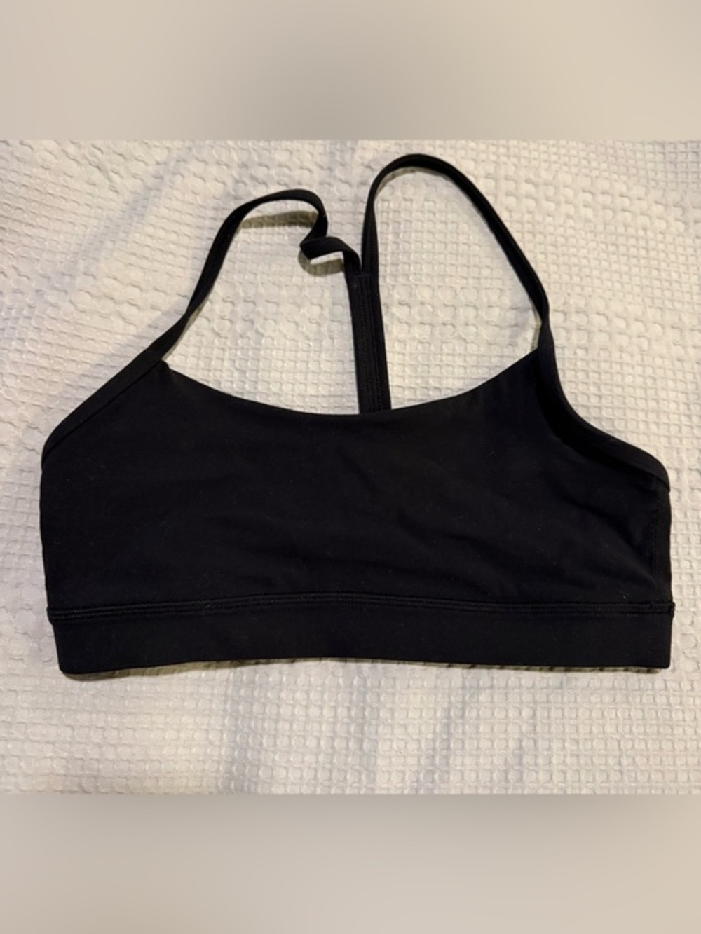 2 Lululemon Black Sports Bras: Size 6 - Picture 6 of 8